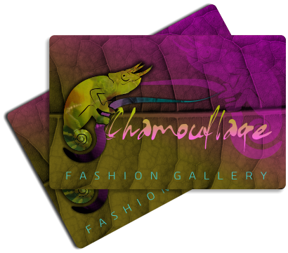 art logo chamouflage cards